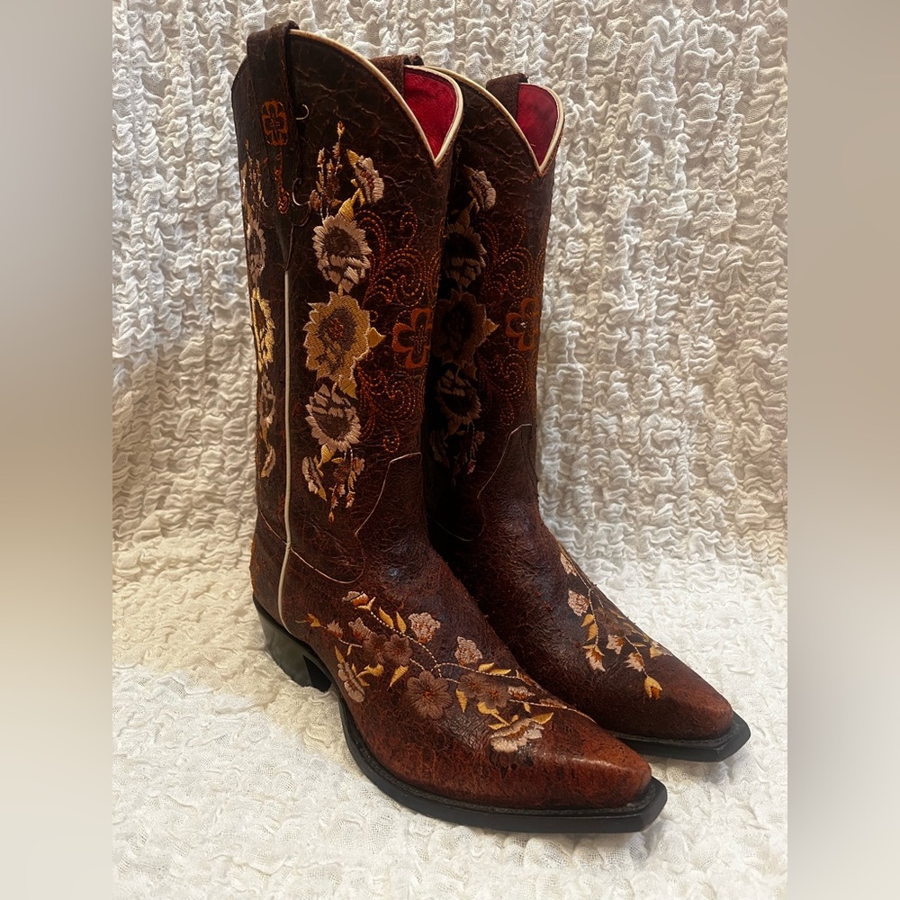 Macie Bean Floral Western Boots